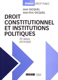 Ebooks télécharger un bocal gratuitement Droit constitutionnel et institutions politiques par Jean Gicquel, Jean-Eric Gicquel in French