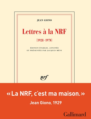 Lettres à la NRF 1928-1970