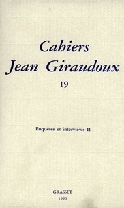 Jean Giraudoux - Cahiers numéro 19.