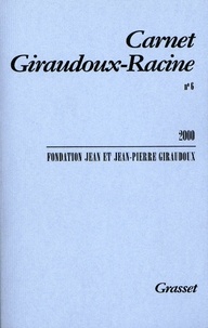 Jean Giraudoux - Carnet Giraudoux-Racine n°6.