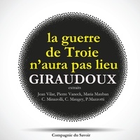 Jean Giraudoux et Pierre Vaneck - La Guerre de Troie n'aura pas lieu, de Jean Giraudoux.