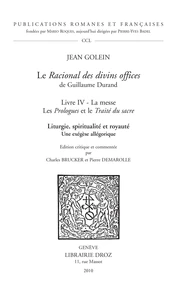 Le Racional des divins offices de Guillaume Durand