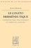 Le cogito herméneutique.. L'herméneutique philosophique et l'héritage cartésien