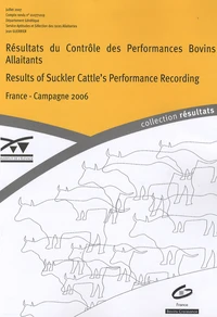 Resultats du Contrôle des Performances Bovins Allaitants