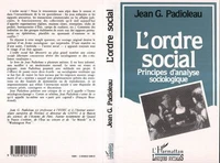 L'Ordre Social : Principes D'Analyse Sociologique