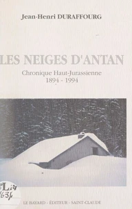 Les neiges d'antan