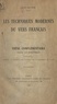 Jean Hytier - Les techniques modernes du vers français - Thèse complémentaire pour le Doctorat présentée devant la Faculté des lettres de l'Université de Lyon.
