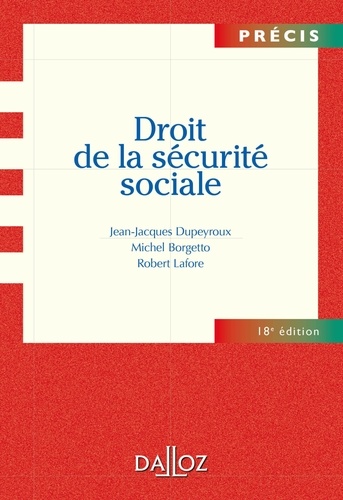 Droit de la sécurité sociale 18e édition