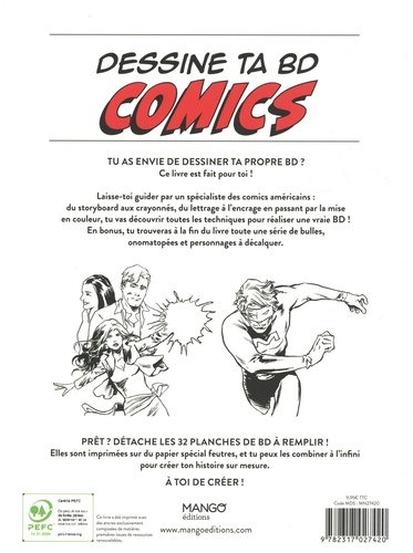 Dessine ta BD comics. Techniques et astuces