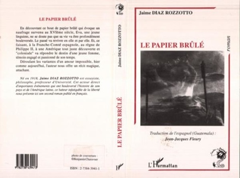 Jean-Jacques Fleury - Le papier brûlé.