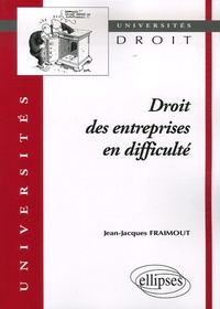 Jean-Jacques Fraimout - Droit des entreprises en difficulté.