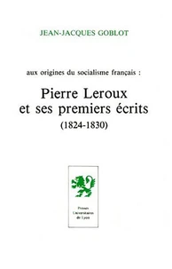 Pierre Leroux et ses premiers écrits