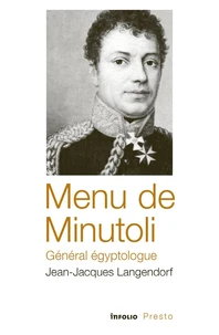 Menu de Minutoli, général égyptologue