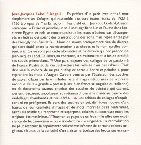 Jean-Jacques Lebel - Angeli.