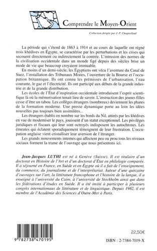 La vie quotidienne en Egypte au temps des Khédives. 1863-1914