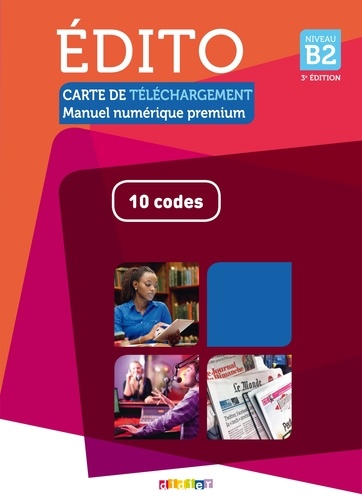 Jean-Jacques Mabilat - Edito niveau B2 - Carte de téléchargement manuel numérique 10 codes.