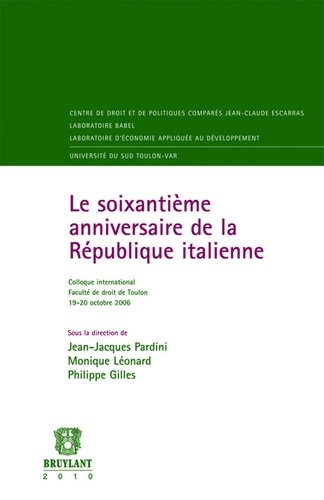 Jean-Jacques Pardini et Monique Léonard - Le soixantième anniversaire de la République italienne.