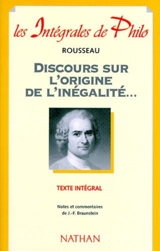 Discours sur l'origine et les fondements de l'inégalité parmi les hommes