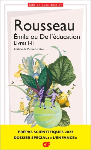 Emile ou De l'éducation - Livres I-II - Jean-Jacques Rousseau - Ebooks -  Furet du Nord