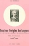 Jean-Jacques Rousseau - Essai sur l'origine des langues - où il est parlé de la mélodie et de l'imitation musicale.