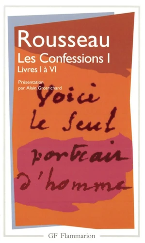 Couverture : Les confessions I
