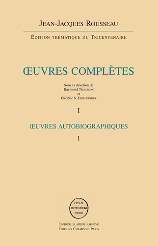 Jean-Jacques Rousseau - Oeuvres complètes en 24 volumes.