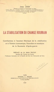 La stabilisation du change roumain