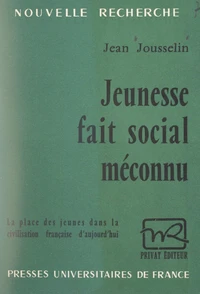 Jeunesse, fait social méconnu