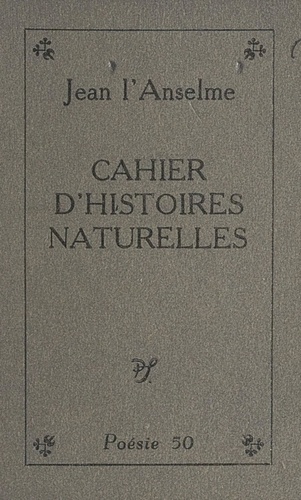 Cahier d'histoires naturelles