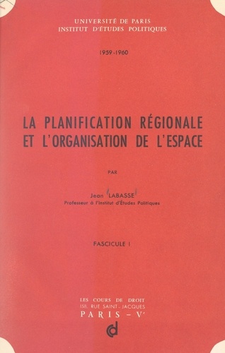 La planification régionale et l'organisation de l'espace (1)