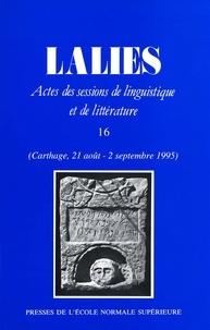 Jean Lallot - Lalies 16.