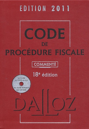 Jean Lamarque - Code de procédure fiscale 2011. 1 Cédérom