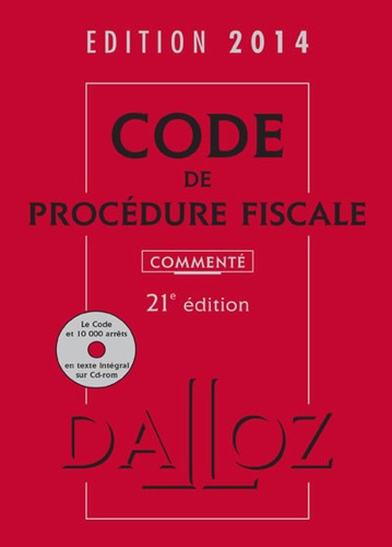 Jean Lamarque - Code de procédure fiscale 2014. 1 Cédérom