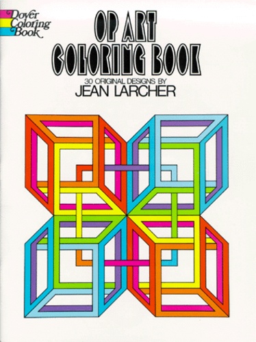 Jean Larcher - Op Art Coloring Book.