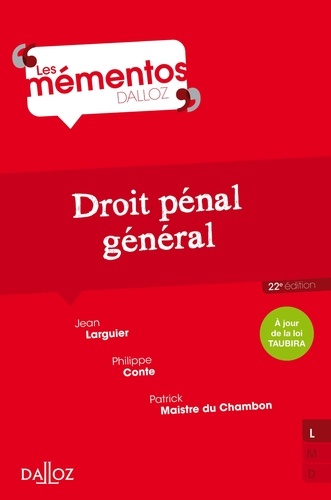 Droit pénal général