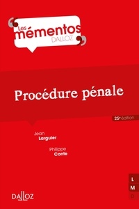 Ebooks gratuits téléchargement pdf d'ordinateur Procédure pénale - 25e éd. par Jean Larguier, Philippe Conte ePub