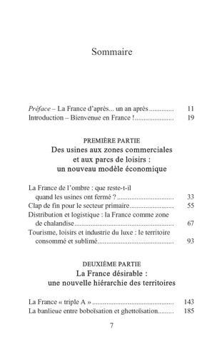 La France sous nos yeux. Economie, paysages, nouveaux modes de vie