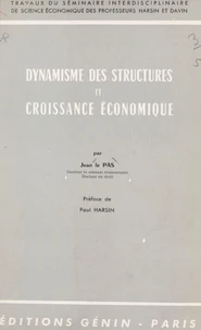 Dynamisme des structures et croissance économique