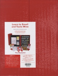 Jean Lenoir - Le nez du vin - Le grand modèle, 1 livre avec 56 cartes, 1 plaquette d'étiquettes adhésives et 54 flacons d'arômes.