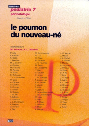 Jean-Léopold Micheli et  Collectif - Le Poumon Du Nouveau-Ne.