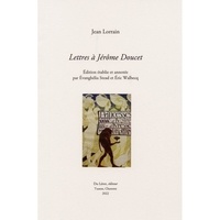 Jean Lorrain - Lettres à Jérôme Doucet.