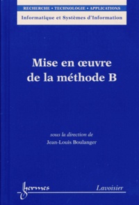 Jean-Louis Boulanger - Mise en oeuvre de la méthode B.