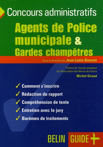 Jean-Louis Boursin - Agents de Police municipale & Gardes champêtres.