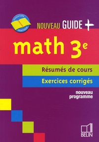 Jean-Louis Boursin - Math 3e - Résumés de cours, exercices corrigés.