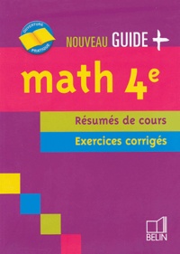 Jean-Louis Boursin - Math 4e - Résumés de cours, exercices corrigés.