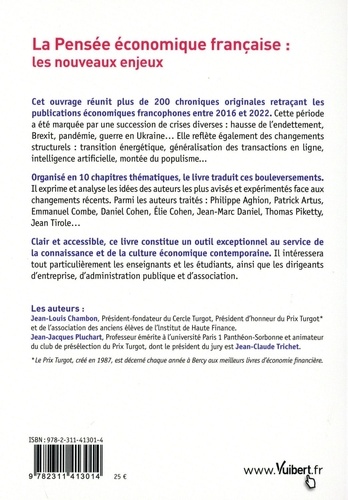 La pensée économique française. Les nouveaux enjeux 2e édition