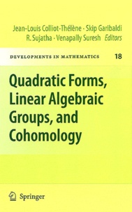 Quadratic Forms, Linear Algebraic Groups and... de Jean-Louis Colliot- Thélène - Livre - Decitre