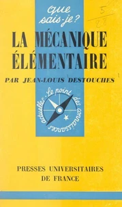 La mécanique élémentaire