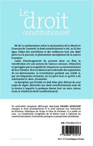 Le droit constitutionnel