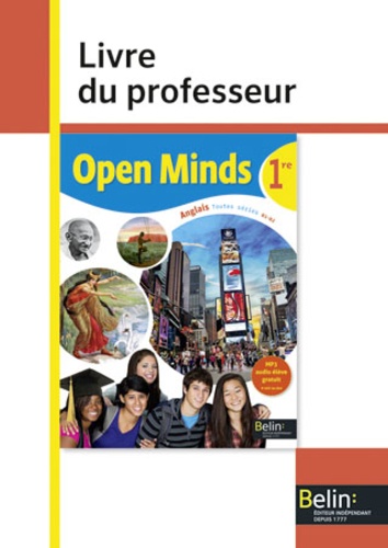Jean-Louis Habert - Anglais 1re toutes séries B1-B2 Open Minds - Livre du professeur.